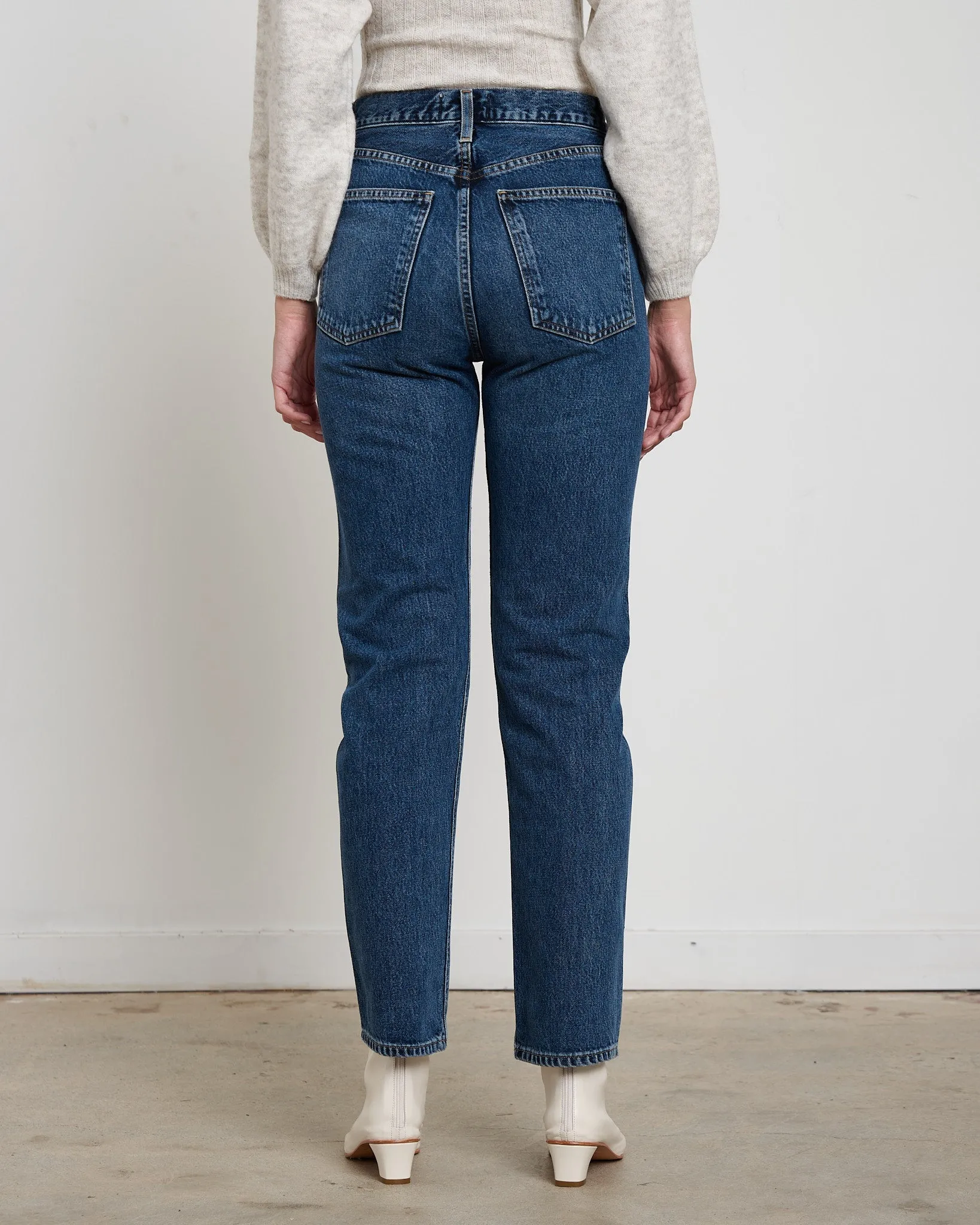 90's Pinch Waist Jean in Portrait