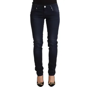 Acht Chic Low Waist Skinny Denim in Blue