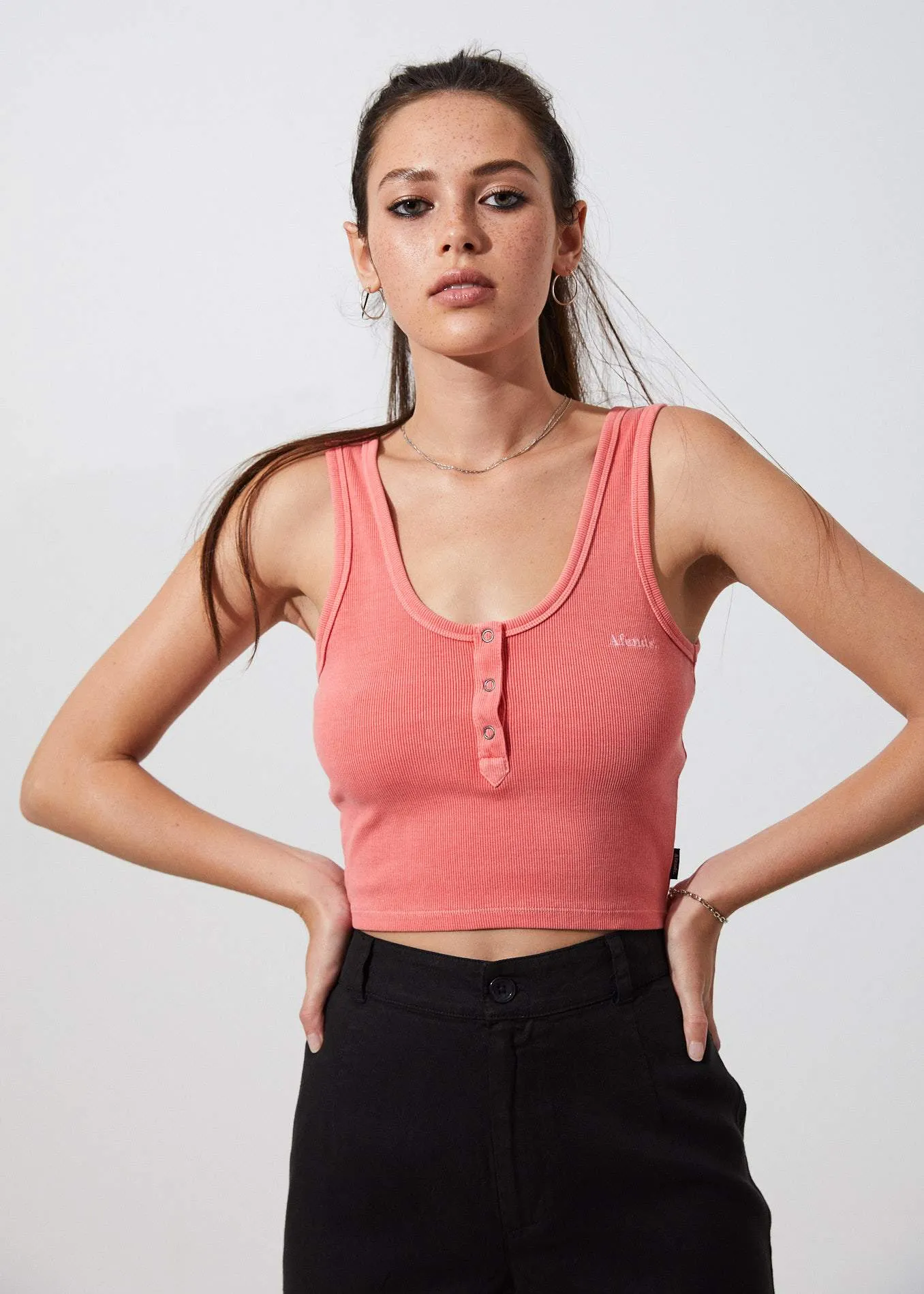 Afends Womens Freya - Singlet - Peach