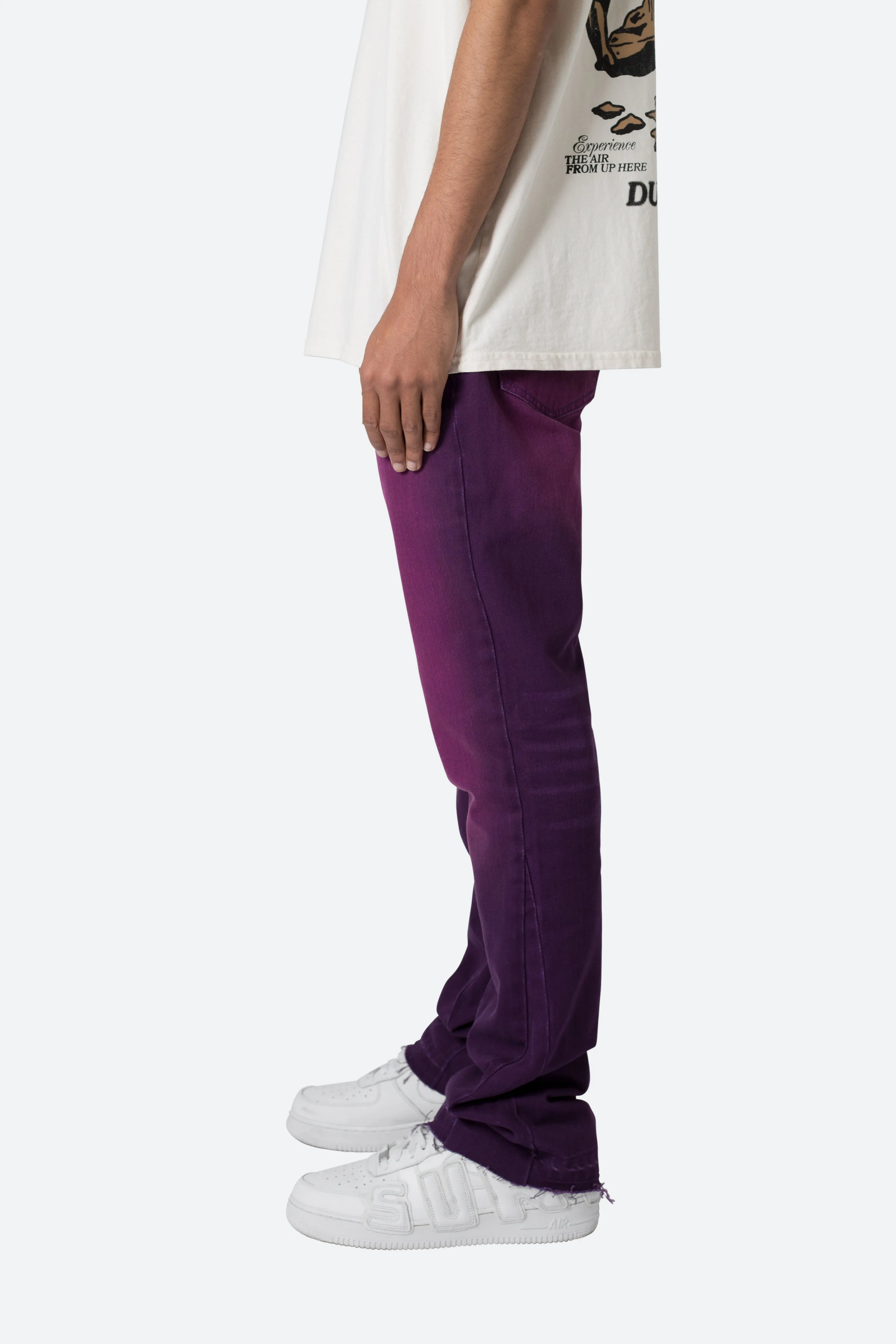 B512 Flare Denim - Purple