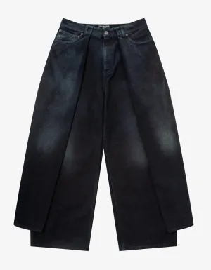 Balenciaga Black Double Side Jeans