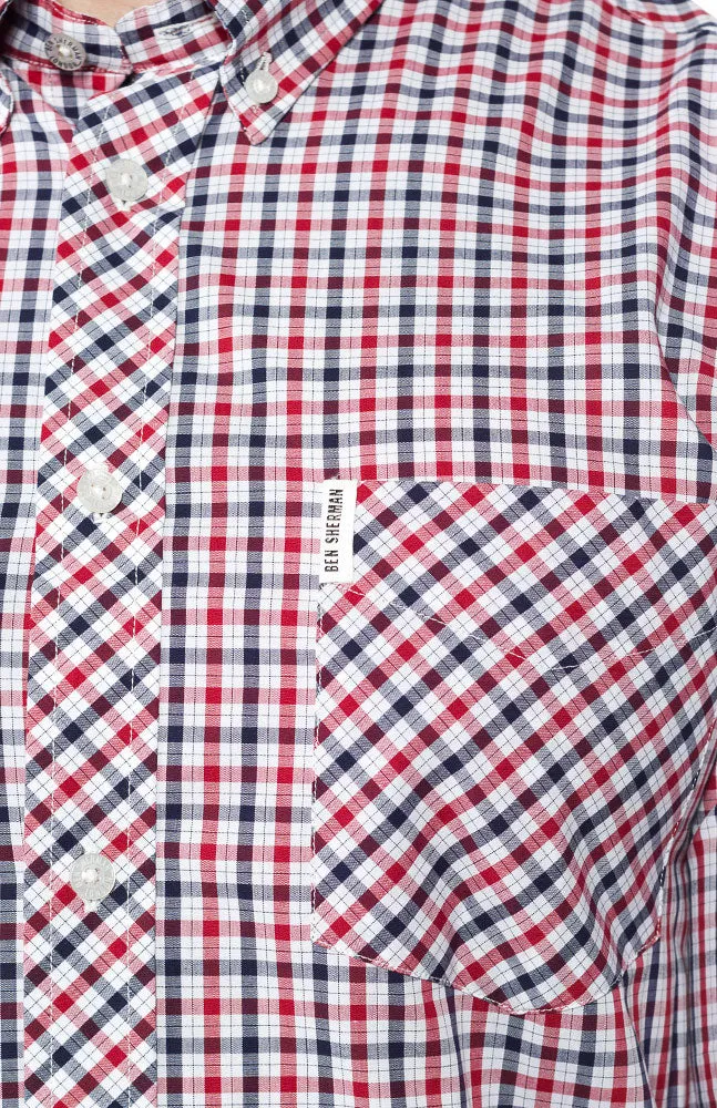 BEN SHERMAN HERITAGE HOUSE CHECK L/S BUTTON DOWN