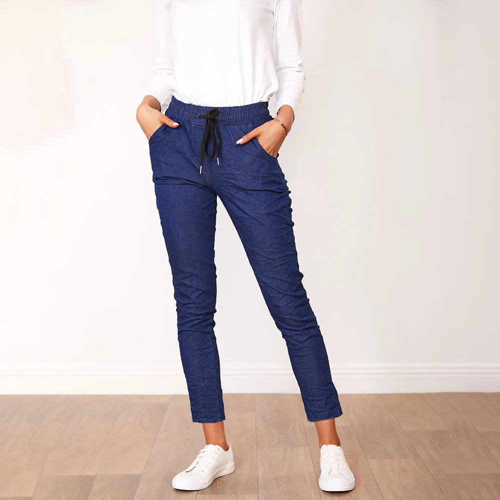 Billie Stretch Jogger (Denim)