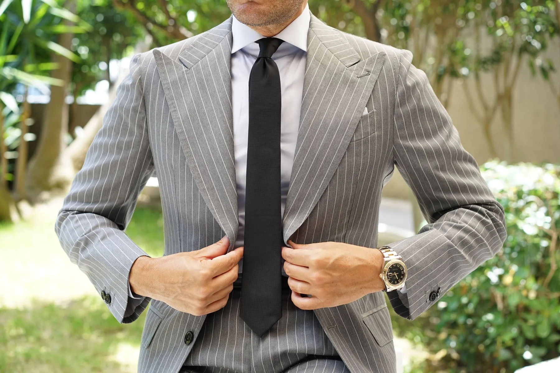 Black OTAA - Skinny Tie