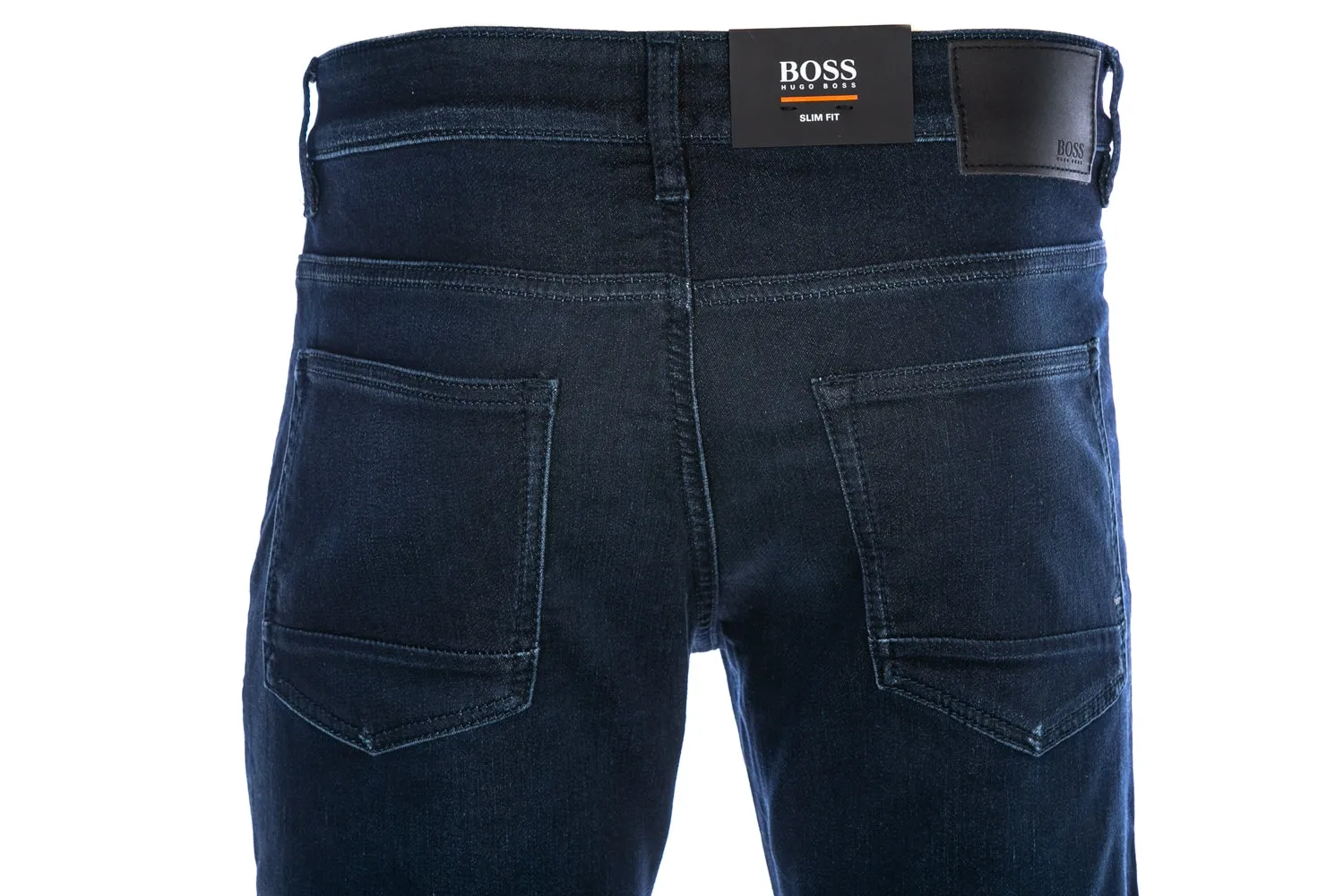 BOSS Delaware Jean in Dark Blue Denim Knit