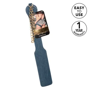 California Exotics - Ride 'em Premium Denim Collection Paddle (Blue)