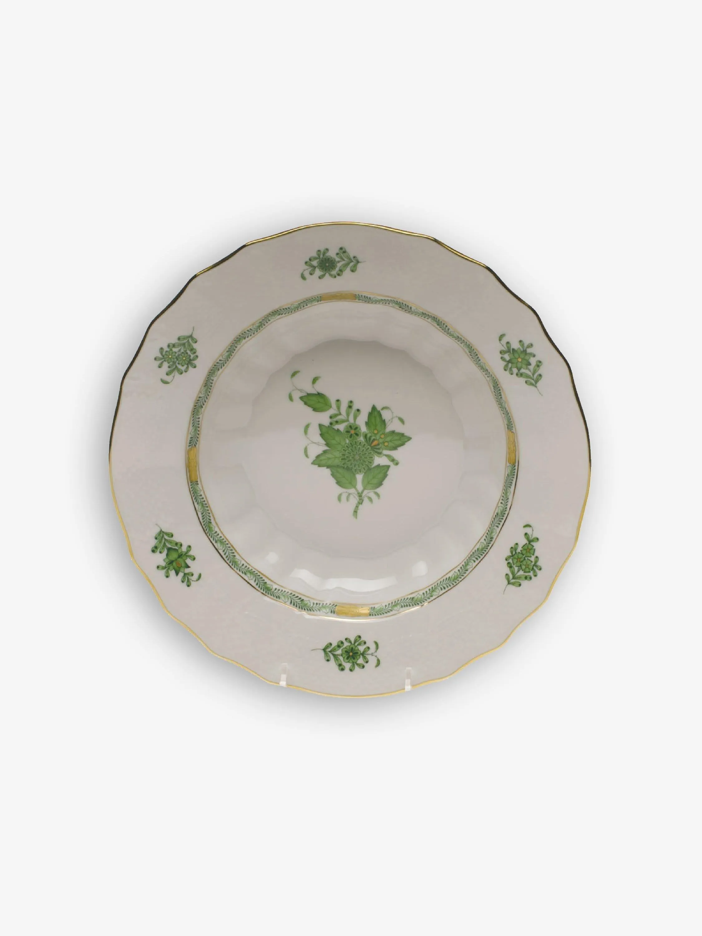 Chinese Bouquet 9.5" Deep Plate by Herend