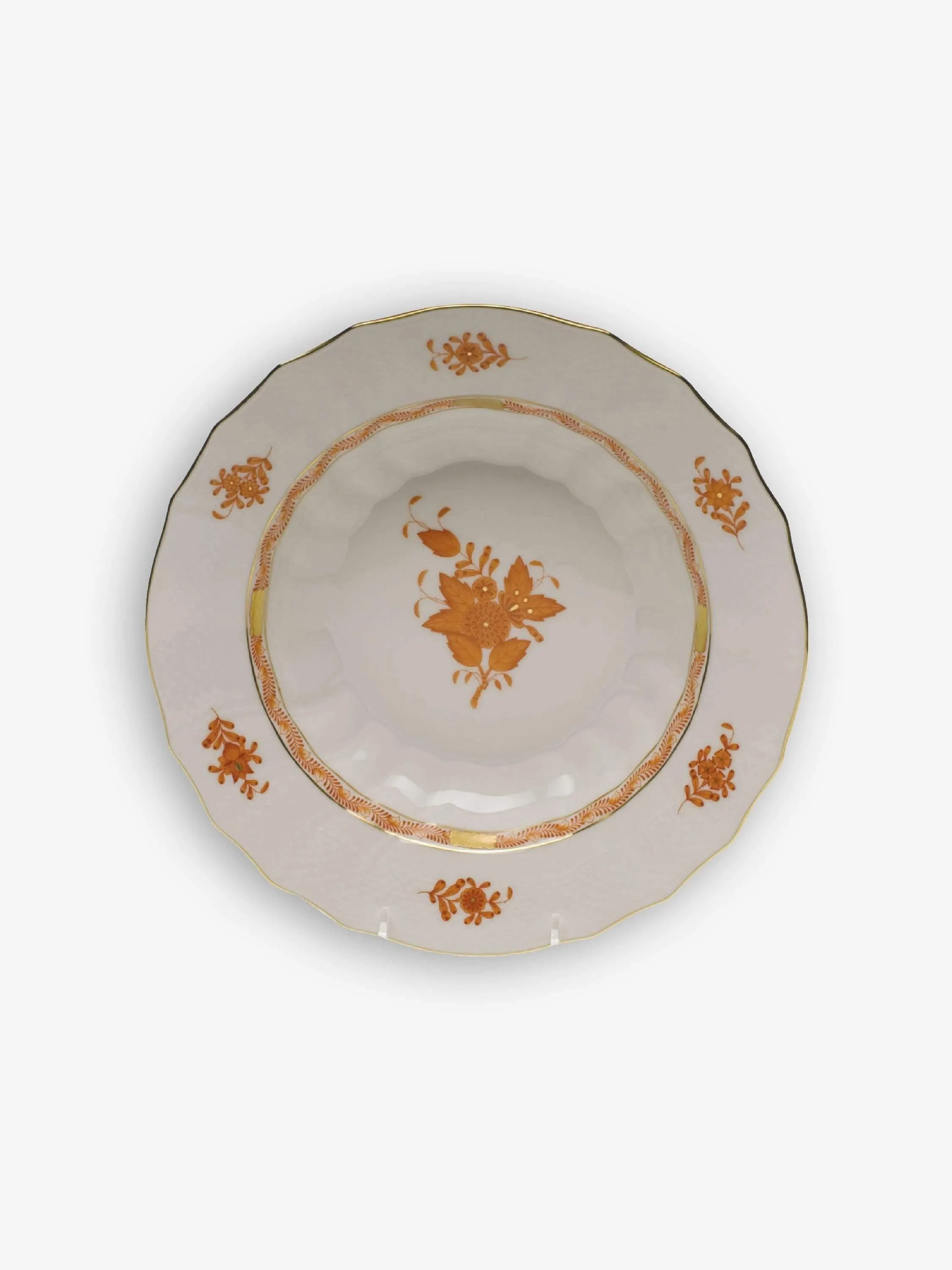 Chinese Bouquet 9.5" Deep Plate by Herend