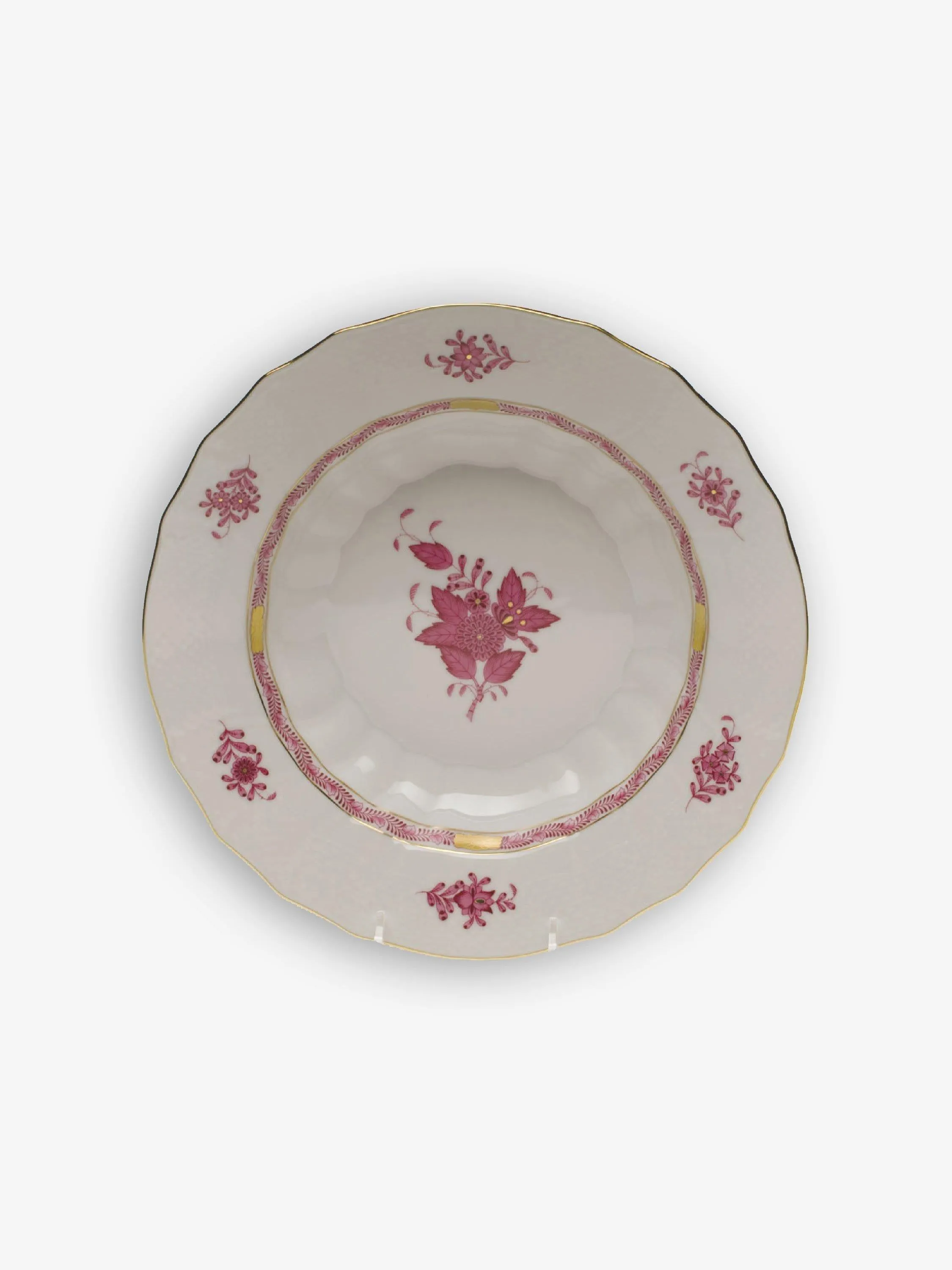 Chinese Bouquet 9.5" Deep Plate by Herend