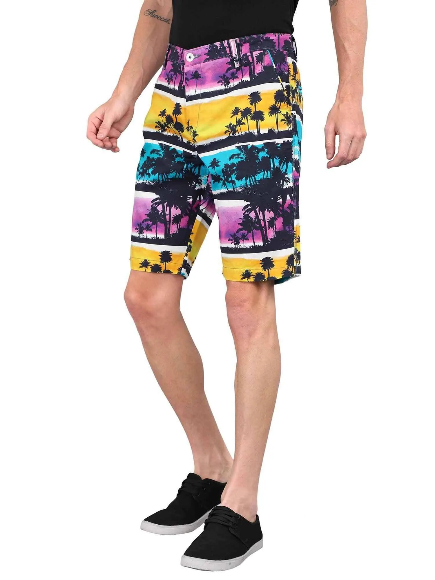 Coco Beach Digital Printed Giza Cotton Men's Shorts