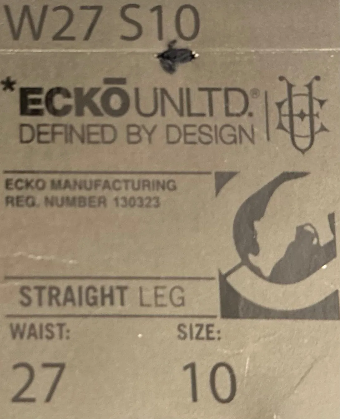 *ECKO UNLTD* BOYS STRAIGHT LEG DENIM JEANS (BLACK)