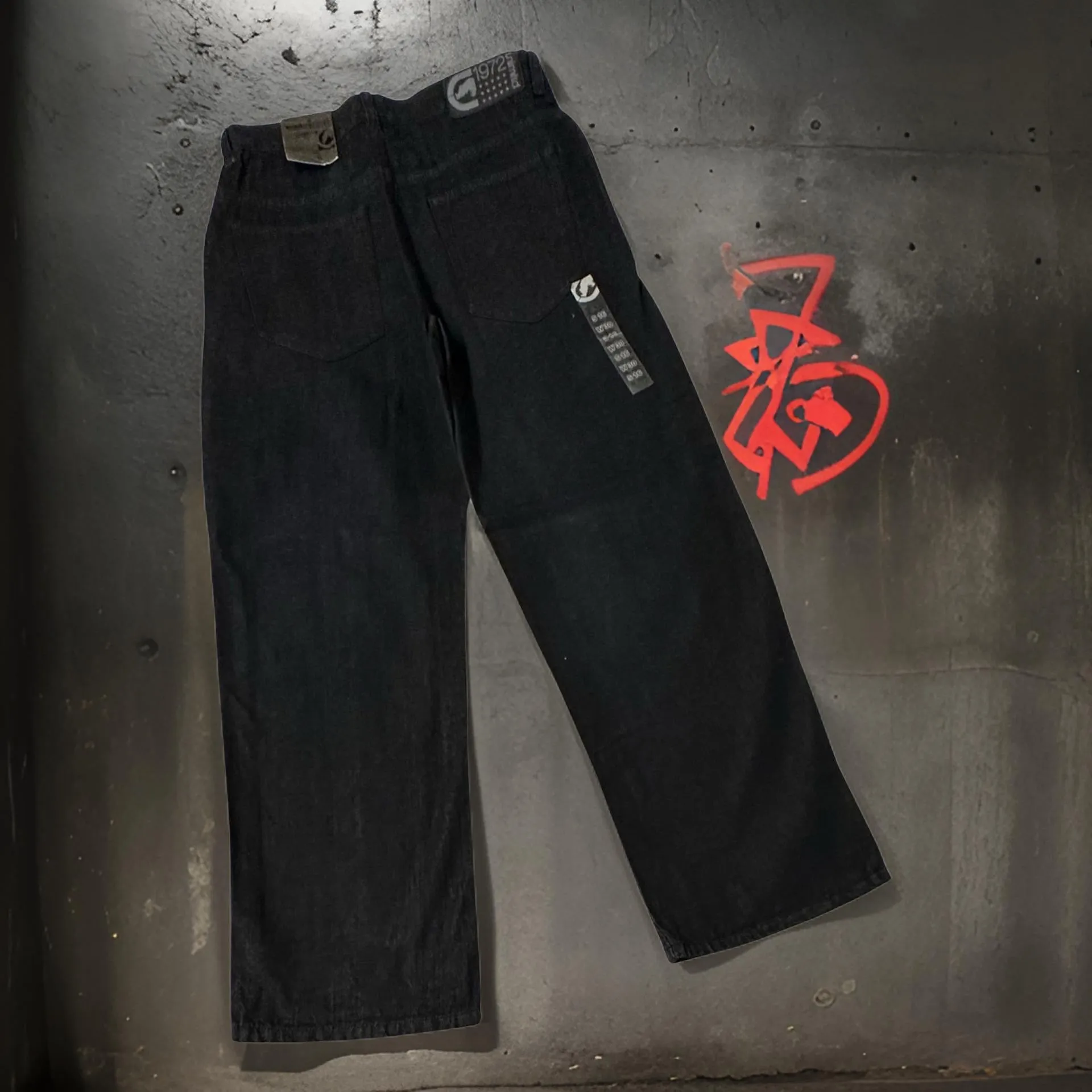 *ECKO UNLTD* BOYS STRAIGHT LEG DENIM JEANS (BLACK)