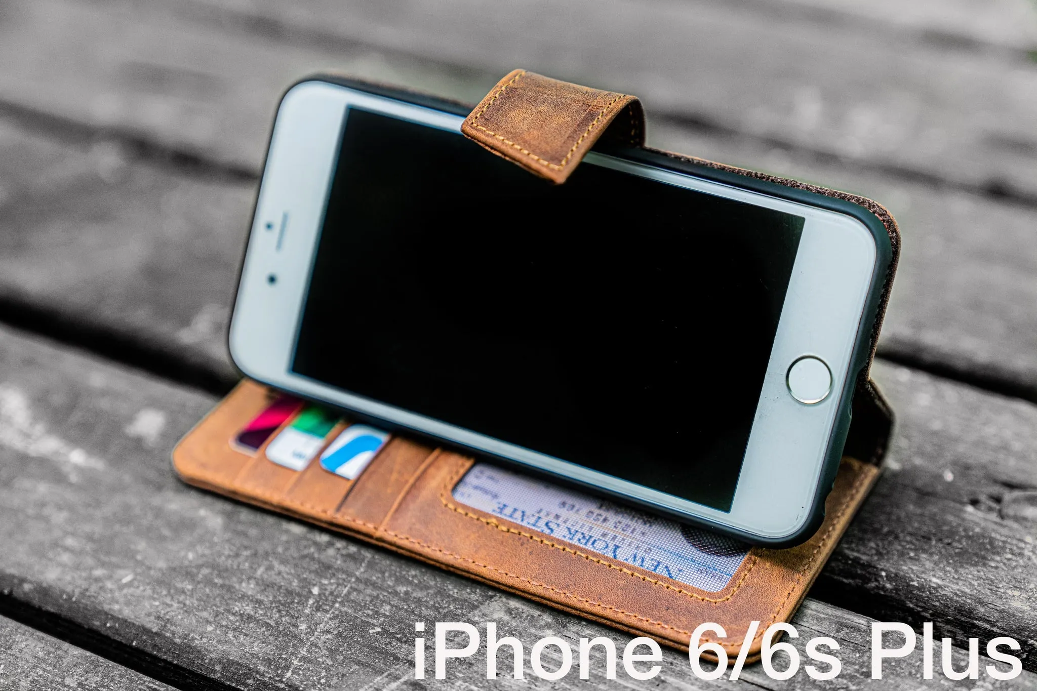 iPhone 6/6s Plus Leather Wallet Case - No.02