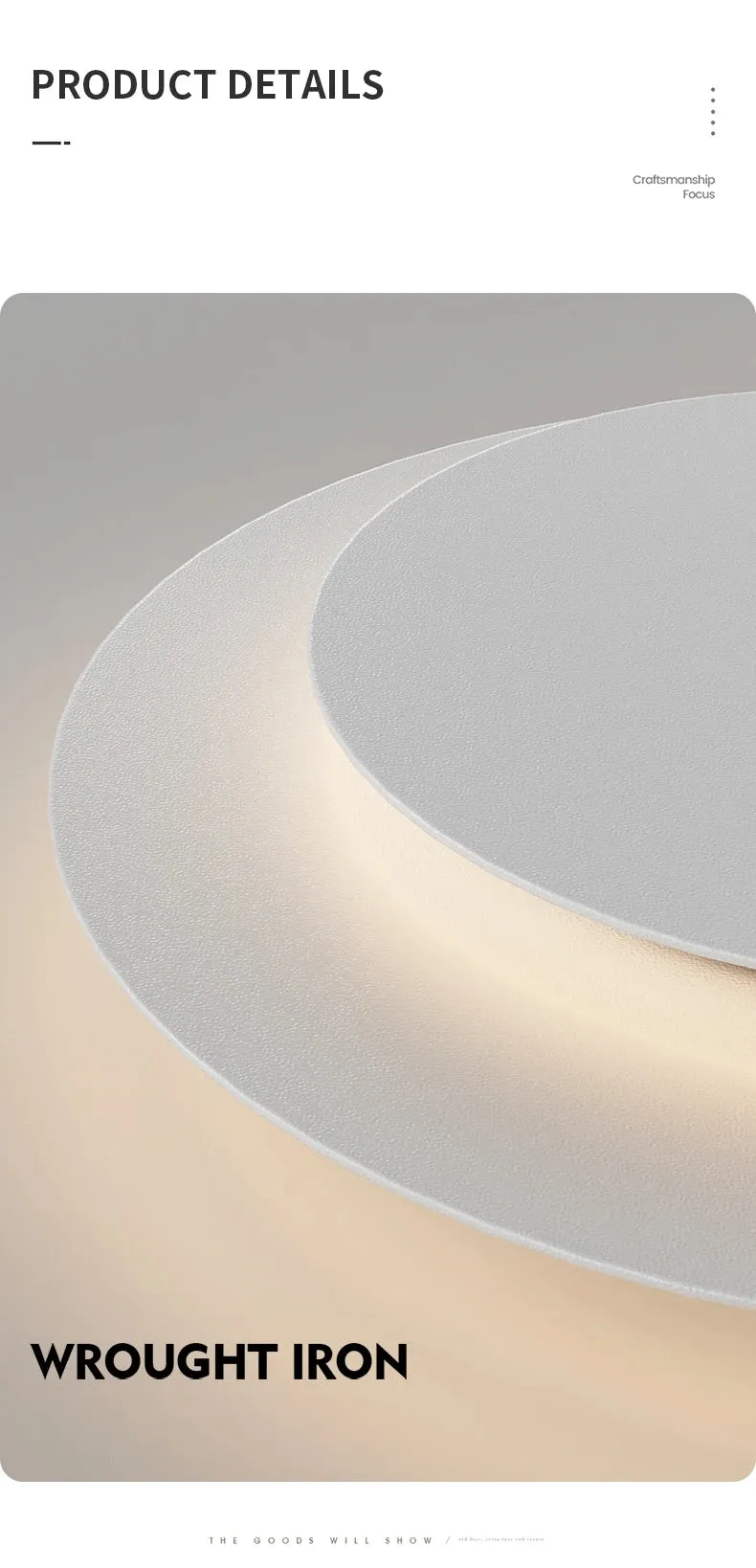 IWP Minimalist Nordic Round White Wall Lamp Creative Atmosphere