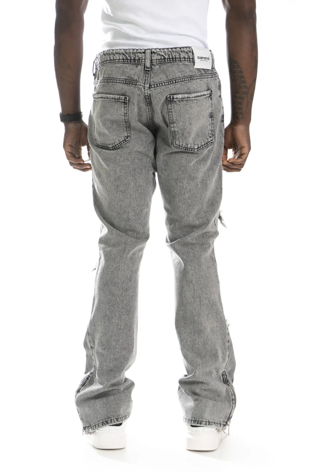 Jeans Uomo Cargo Flare Multitasche Art. JS458