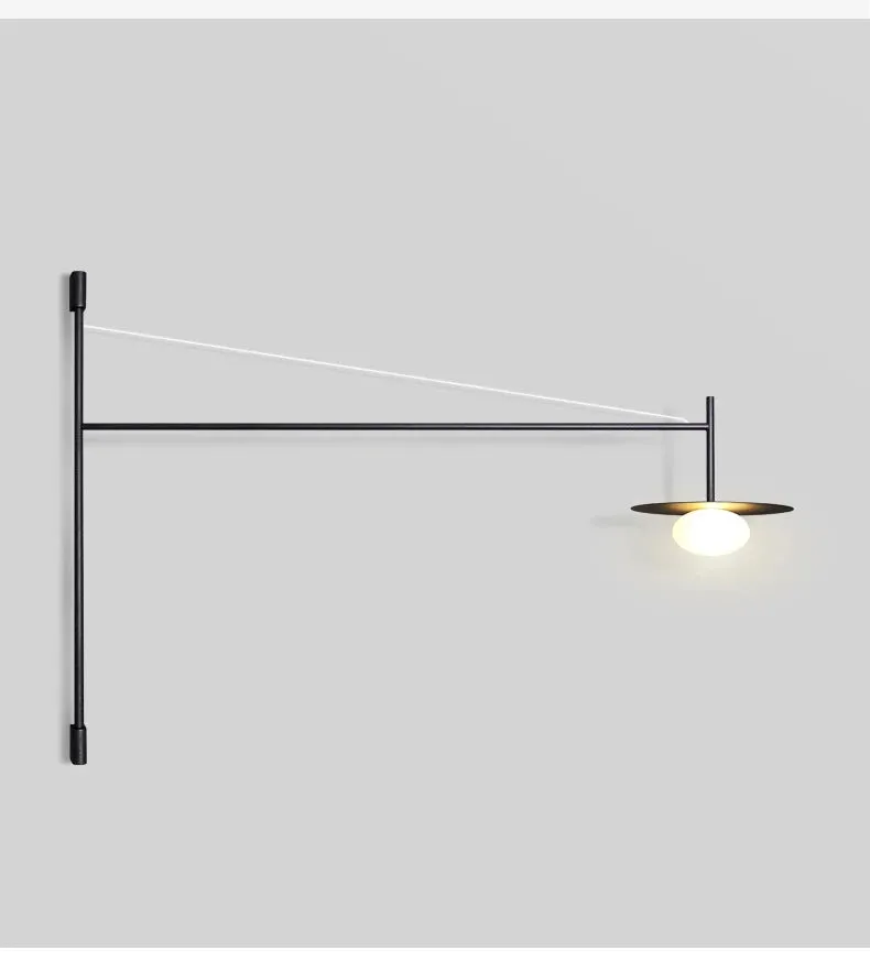 Jeska Nordic Long Pole Wall Lamps