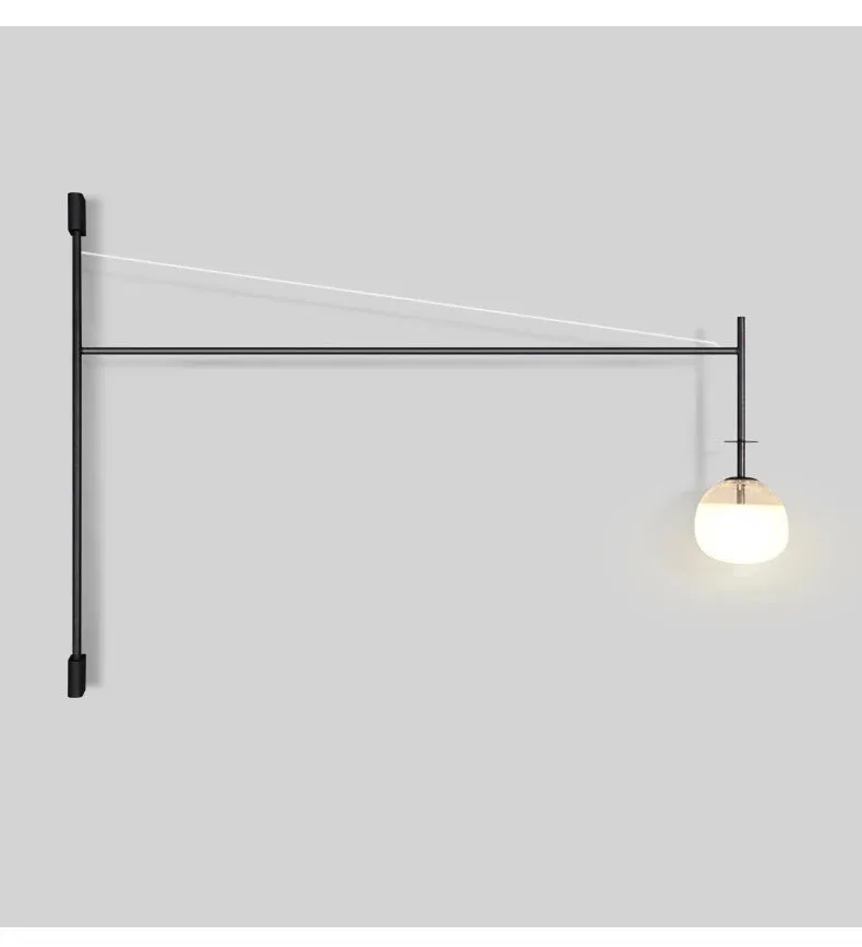 Jeska Nordic Long Pole Wall Lamps