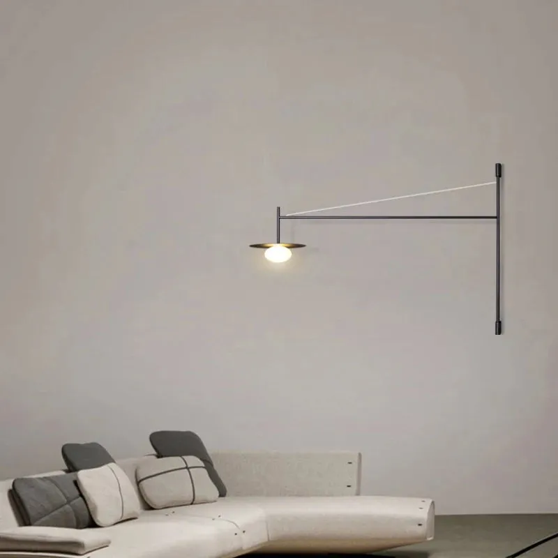 Jeska Nordic Long Pole Wall Lamps