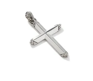 John Hardy Classic Chain Silver Cross Pendant