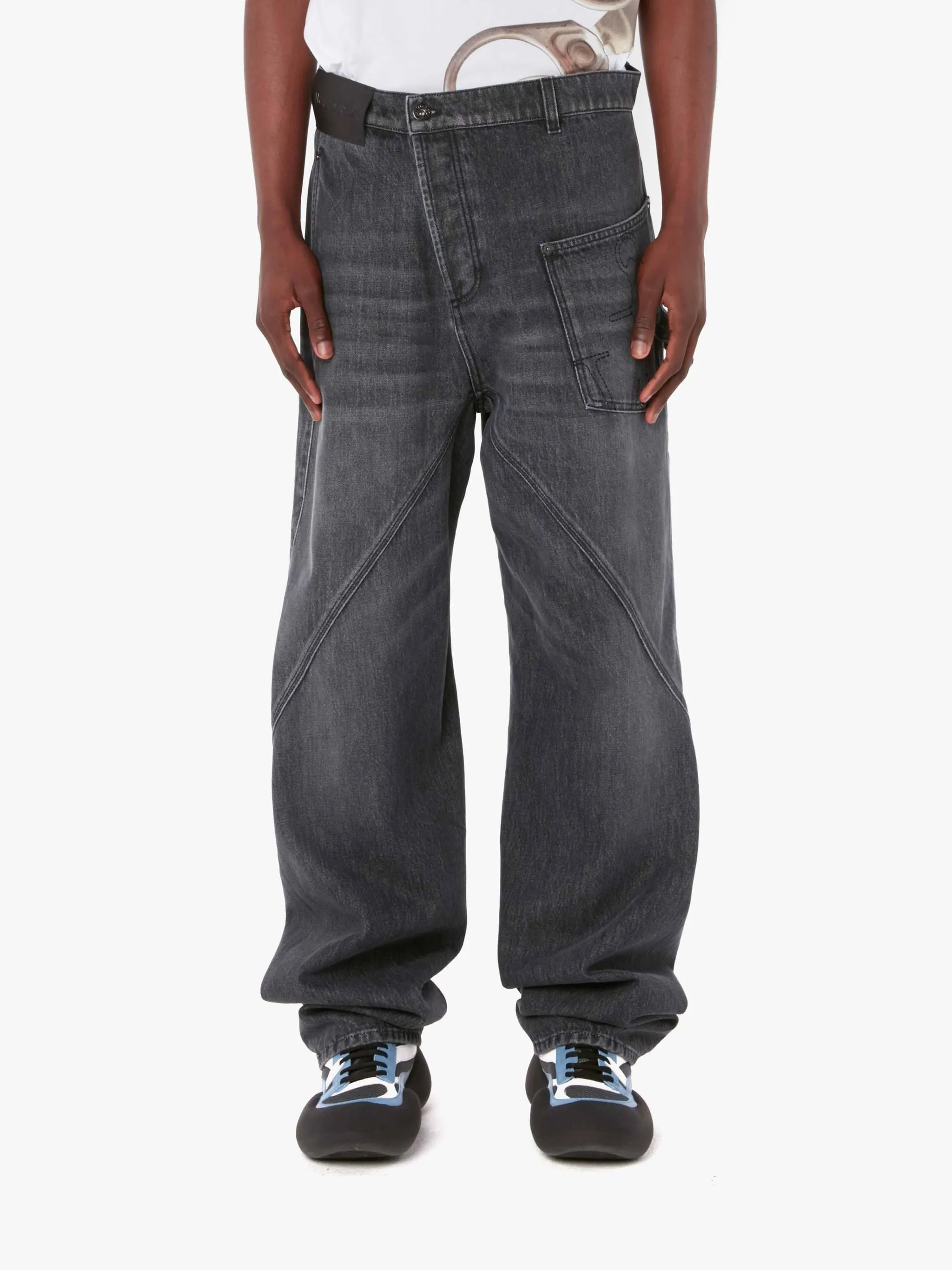 JW Anderson denim jeans, gray