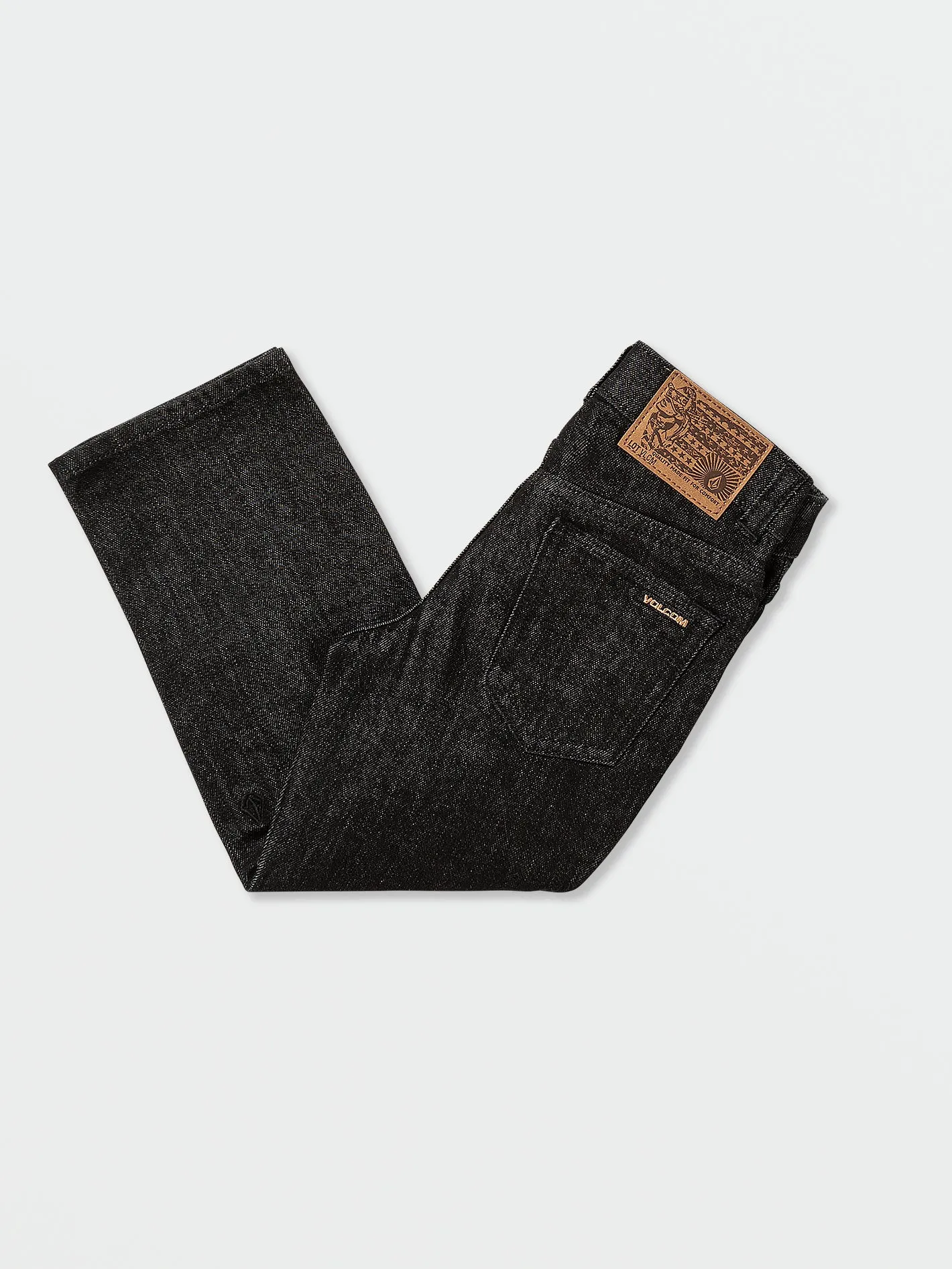 Little Boys Vorta Slim Fit Jeans - Rinsed Black