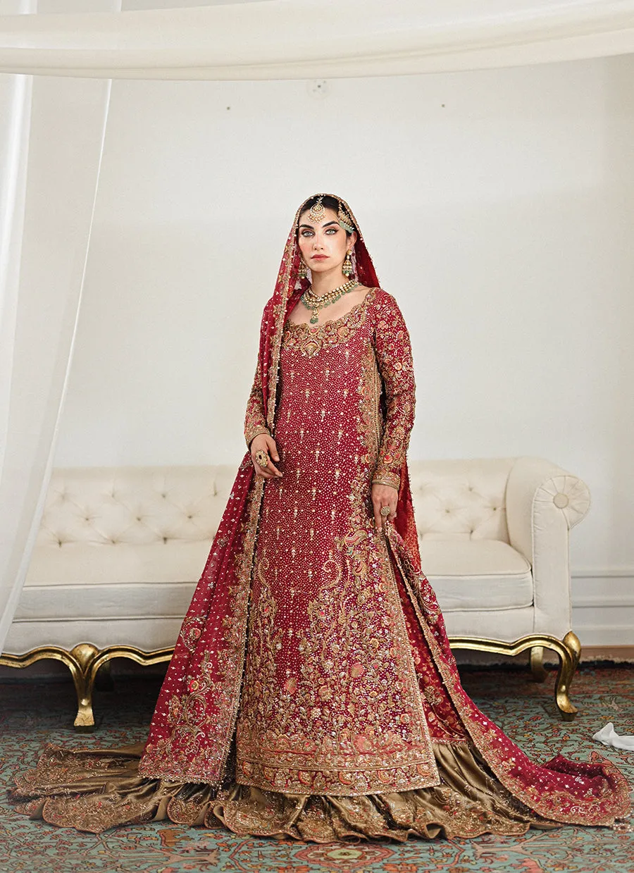 Mehtab Scarlet Farshi Bridal