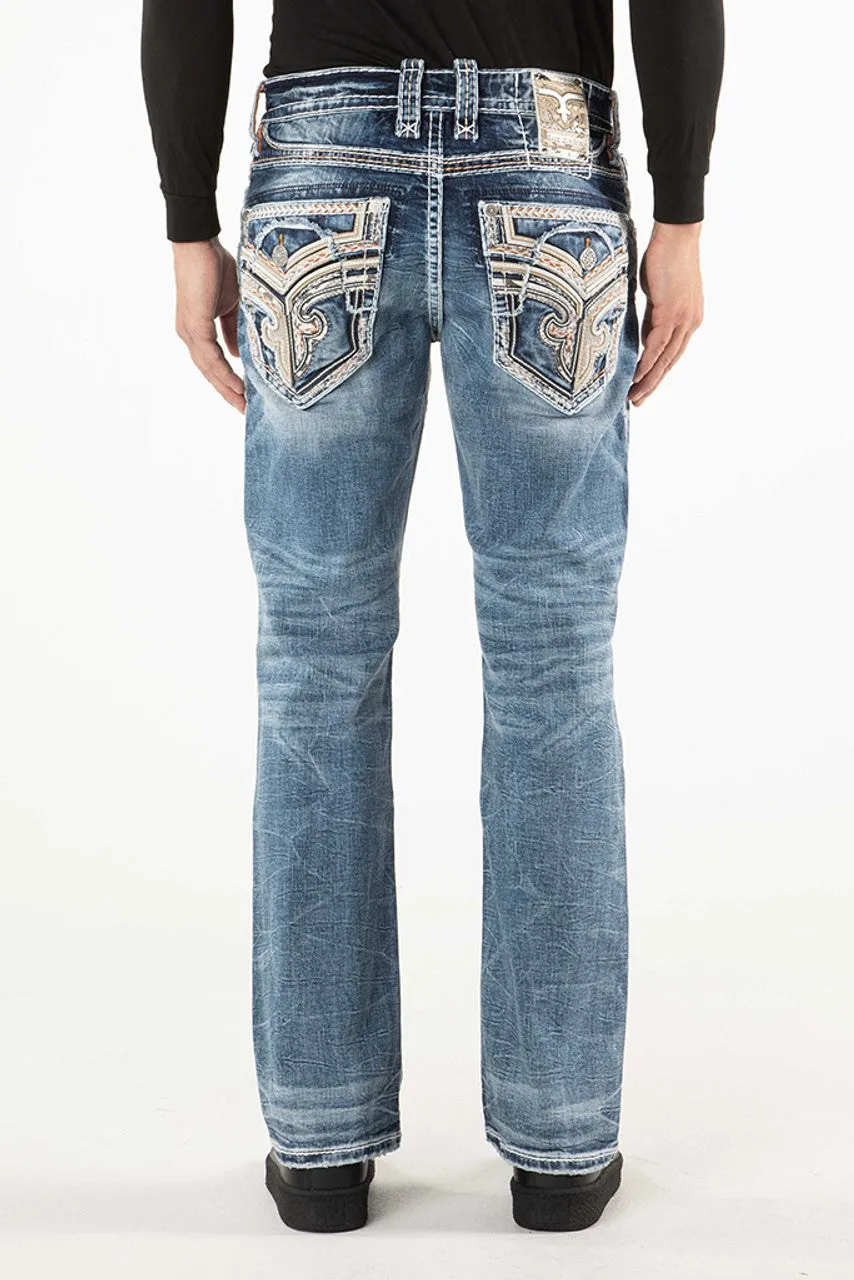 Men's Rock Revival Esteban Bootcut Jean