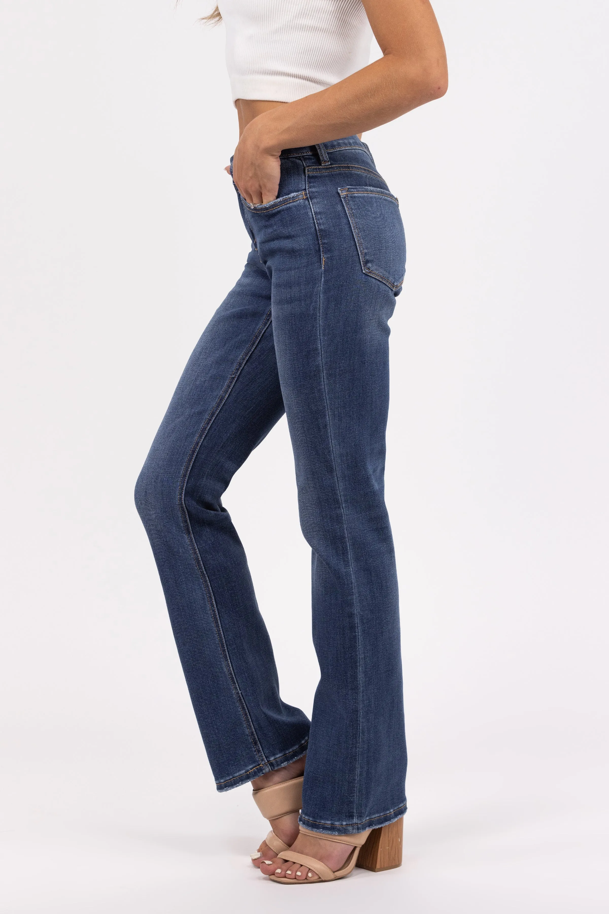 Missing Home from Lovervet: Mid-Rise Bootcut Denim