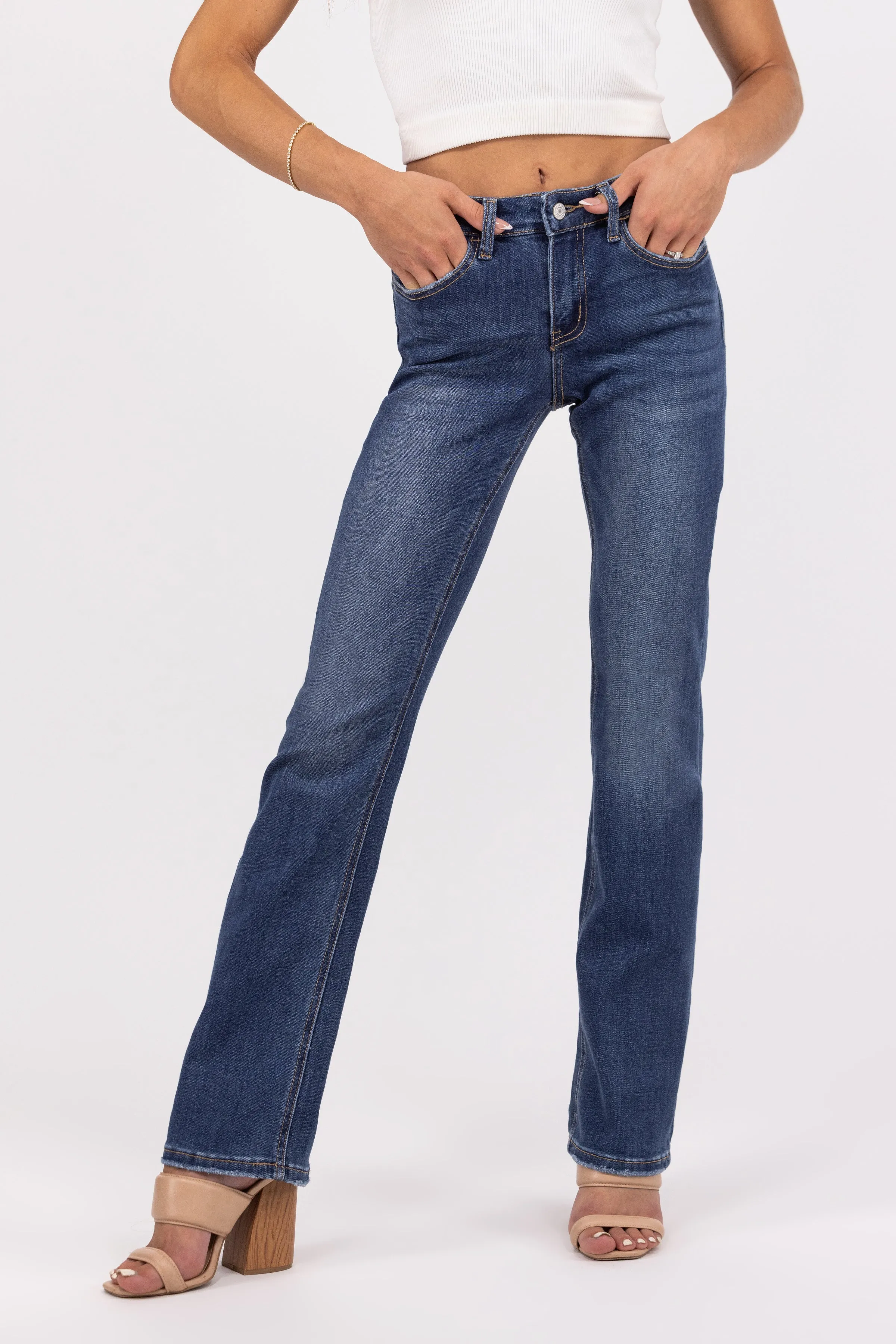 Missing Home from Lovervet: Mid-Rise Bootcut Denim