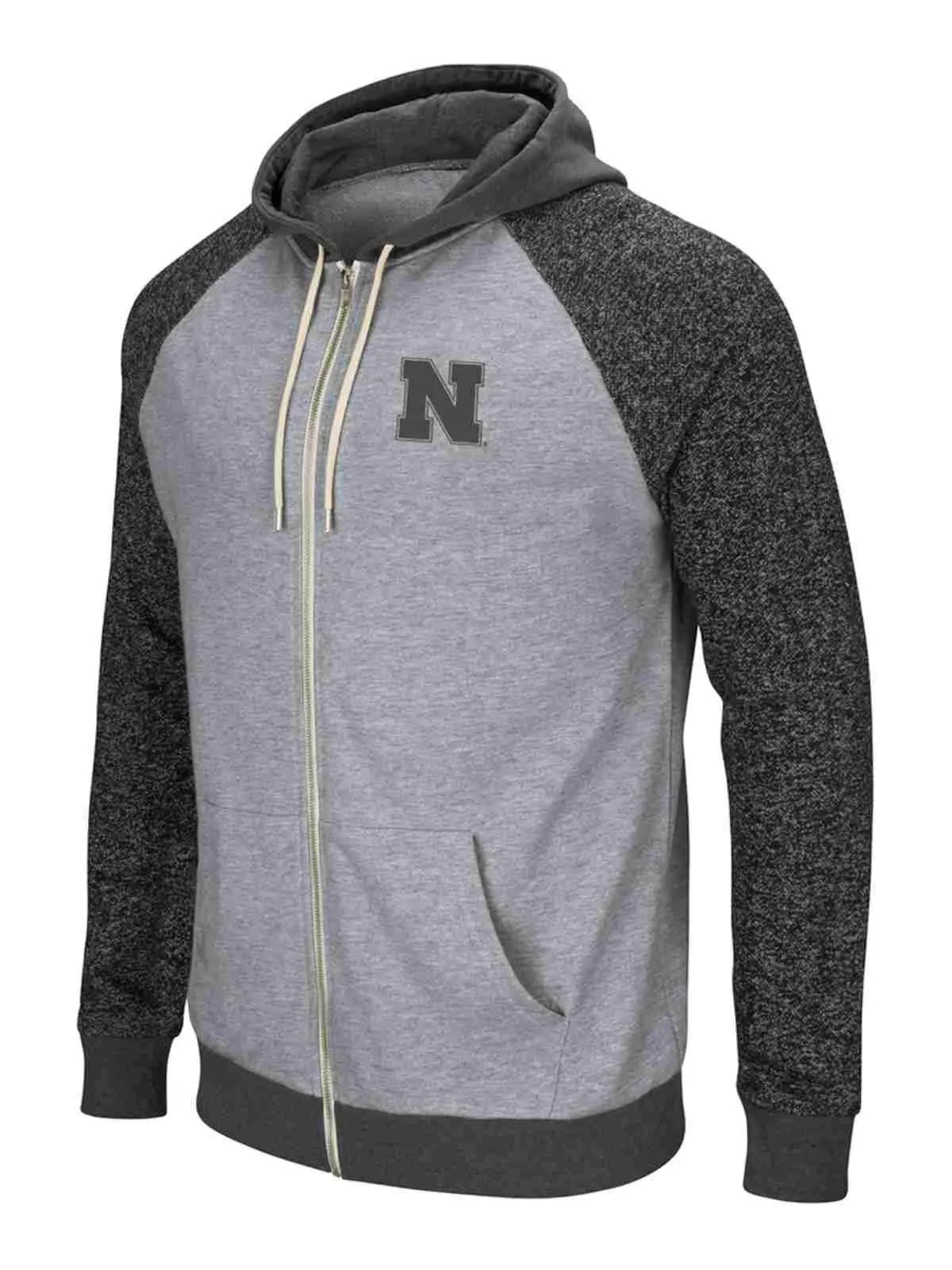 Nebraska Cornhuskers Colosseum Two-Tone Regulation Full Zip Hoodie Jacket