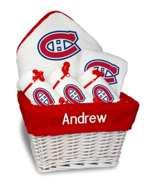 Personalized Montreal Canadiens Medium Basket - 6 Items