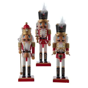 Red and White Soldier Nutcrackers