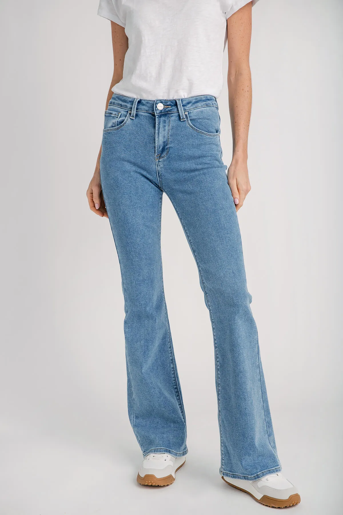 Risen Olivia High Rise Flare Jeans