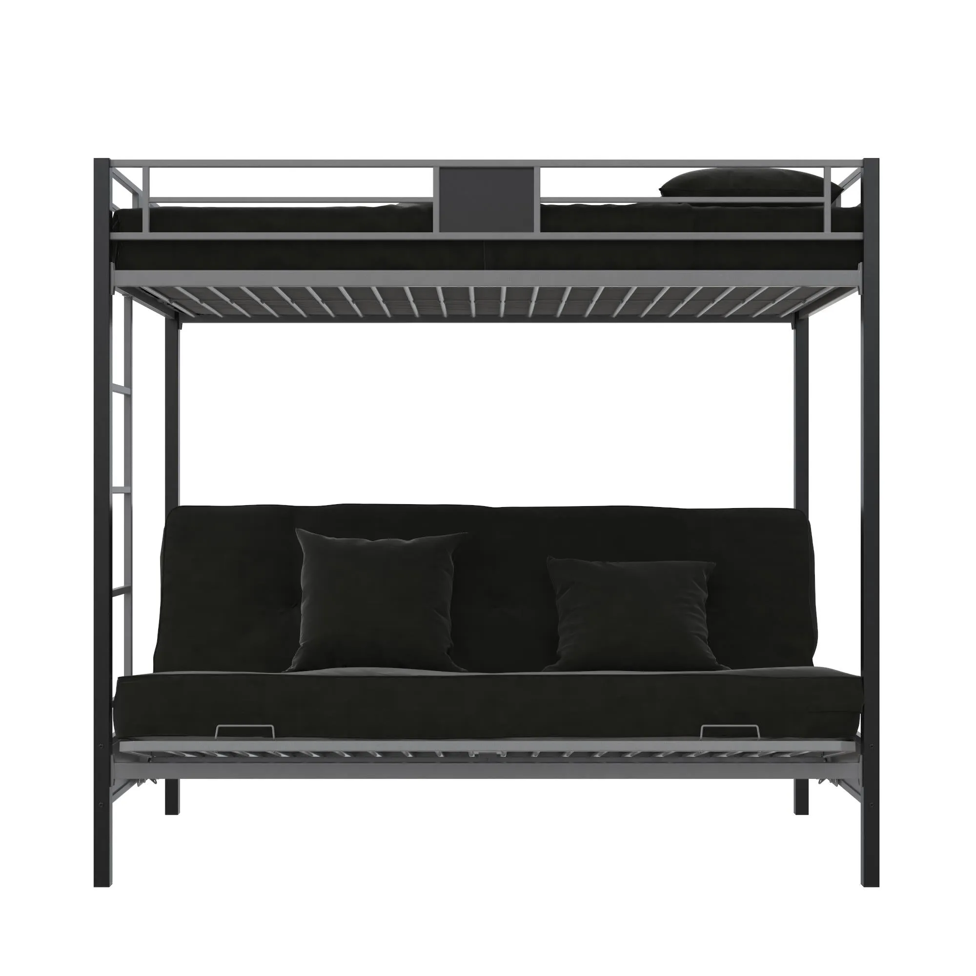 Silver Screen Loft Bed with Futon