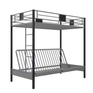 Silver Screen Loft Bed with Futon