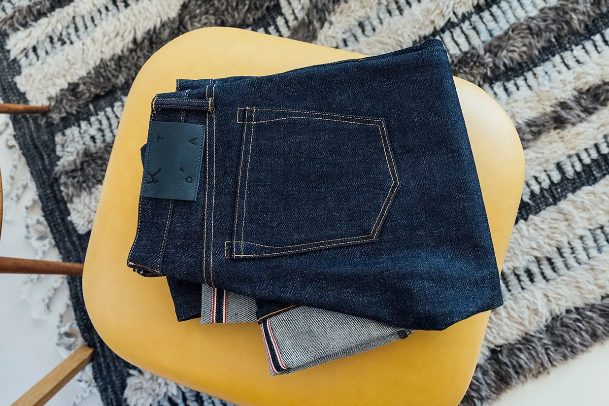 The Pen Slim - Indigo Raw 17.5oz Mammoth Selvedge