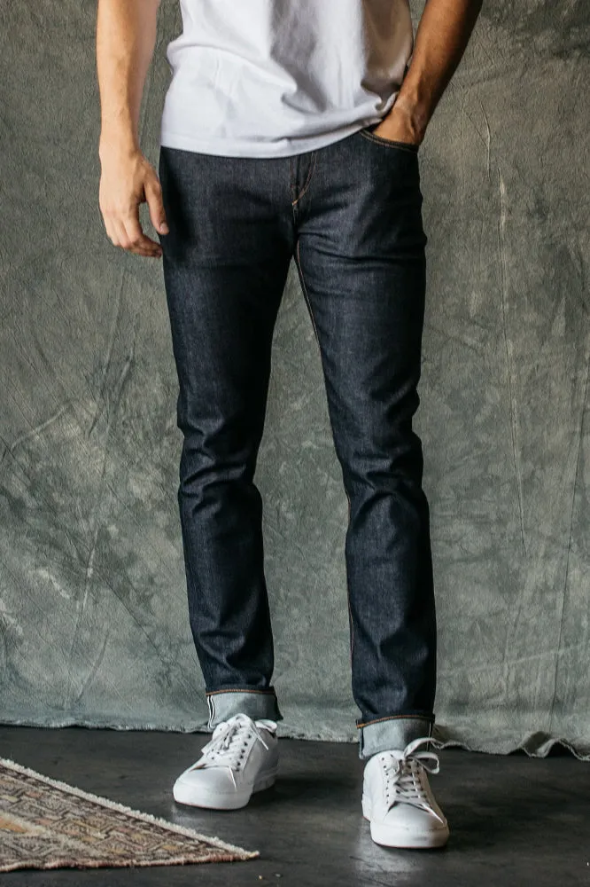 The Scissors Slim tapered- Indigo Raw 10.5oz Selvedge