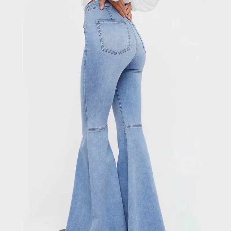 Vintage Bell Bottom Extra Wide Flare Jeans